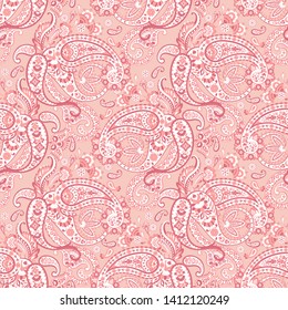 Paisley seamless pattern for fabric design