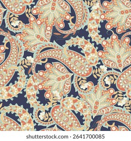 Paisley Seamless pattern fashion design. Vector pattern for textile design and fabrics.