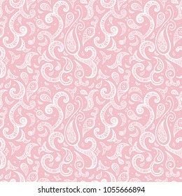 Paisley Seamless pattern. Hand Drawn Textile background. 