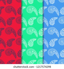 paisley seamless pattern, hand drawn indian cucumber, sketch