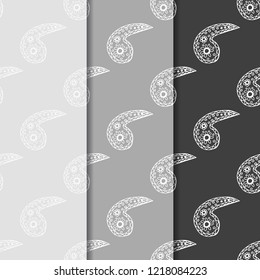 paisley seamless pattern, hand drawn indian cucumber, sketch