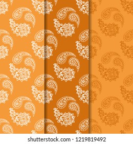 paisley seamless pattern, hand drawn indian cucumber, sketch