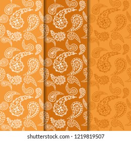 paisley seamless pattern, hand drawn indian cucumber, sketch