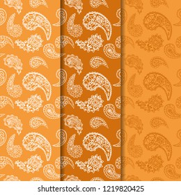 paisley seamless pattern, hand drawn indian cucumber, sketch