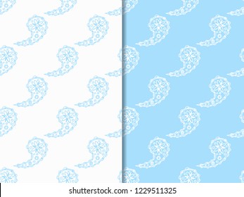 paisley seamless pattern, hand drawn indian cucumber, sketch