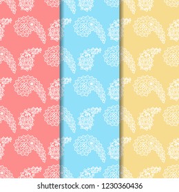 paisley seamless pattern, hand drawn indian cucumber, sketch