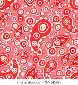 Paisley seamless pattern , hand-drawn
