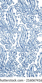 Paisley seamless pattern. traditional ethnic Indian print. bohemian style. 