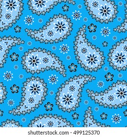 Paisley seamless pattern. Traditional Oriental pattern.