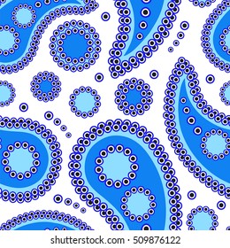 Paisley seamless  pattern. Traditional Oriental ornament