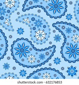 Paisley seamless pattern, vector illustration�