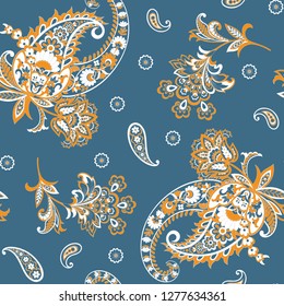 Paisley seamless pattern. Vector ethnic ornament