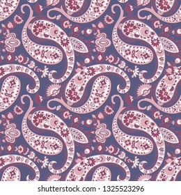 Paisley seamless pattern. Vector ethnic ornament