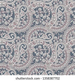 Paisley seamless pattern. Vector ethnic ornament