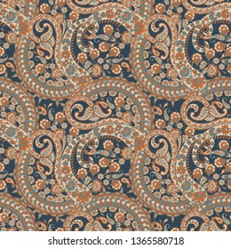 Paisley seamless pattern. Vector ethnic ornament