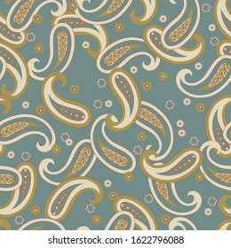 Paisley seamless pattern. Vector ethnic ornament