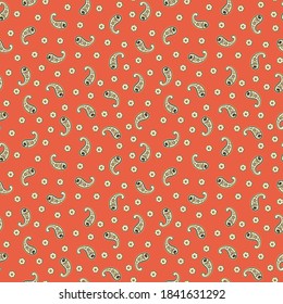 Paisley seamless pattern. Vector ethnic ornament