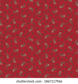 Paisley seamless pattern. Vector ethnic ornament