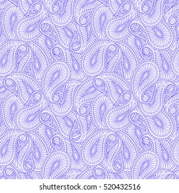 Paisley seamless pattern. Vector ethnic ornament