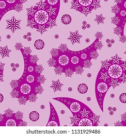 Paisley seamless pattern, vector illustration