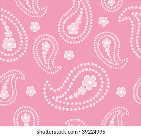 Paisley seamless pattern. Vector Illustration