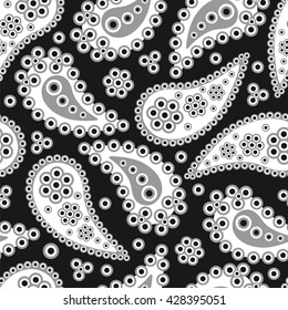 Paisley seamless pattern. Vector illustration