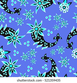 Paisley seamless pattern. Vector illustration.Oriental decorative ornament.