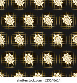 Paisley seamless pattern. Vector illustration.Oriental decorative ornament.