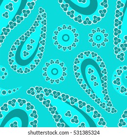 Paisley seamless pattern. Vector illustration.Oriental decorative ornament.