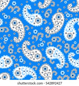 Paisley seamless pattern. Vector illustration.Oriental decorative 