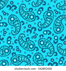 Paisley seamless pattern. Vector illustration.Oriental decorative 
