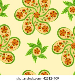 Paisley seamless pattern.Indian, Arabic, Turkish, Oriental decorative ornament