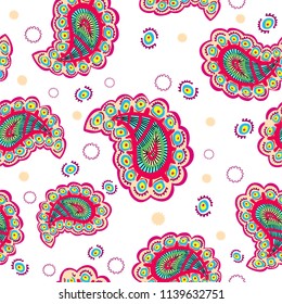 paisley seamless vector