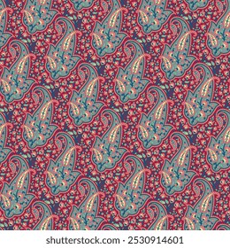 Paisley Seamless Vector Pattern , Paisley Pattern, Paisley,   Print Purposes Paisley