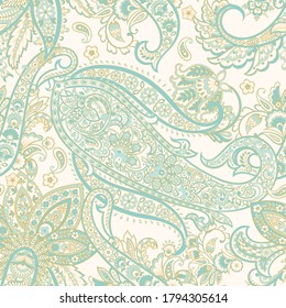 Patrón vectorial transparente. Fondo vintage en estilo batik