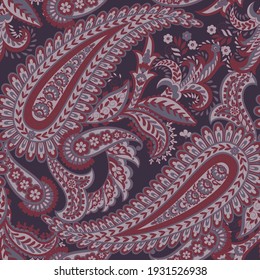 Patrón vectorial transparente. Fondo vintage en estilo batik