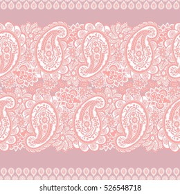 Paisley Seamless vintage vector Pattern