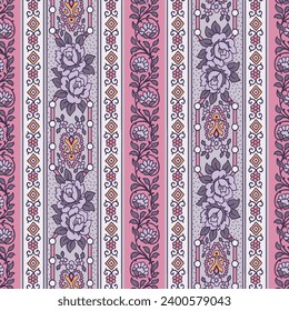 Paisley rayó un patrón impecable. fondo de pantalla floral. Ornamento decorativo para tela, textil, papel envolvente. Patrón tradicional oriental sin costura de paisajes.