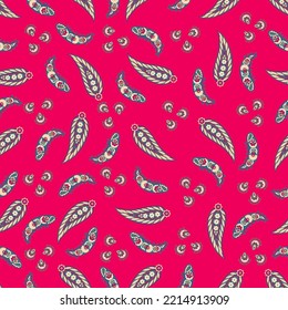 Estilo paisley Patrón floral sin fisuras. Fondo del Damasco Ornamental del vector