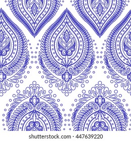 paisley style seamless pattern