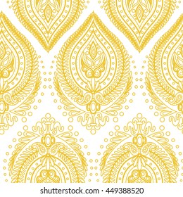 paisley style seamless pattern