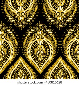 paisley style seamless pattern