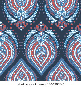 paisley style seamless pattern