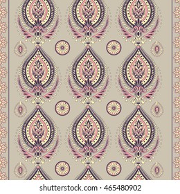 paisley style seamless vector pattern