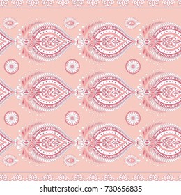 paisley style seamless vector pattern