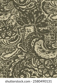 paisley textile pattern design texture,pasley textile pattern design, Magical Traditional Paisleys Seamless Pattern for wallpaper design or fabric textile printing.