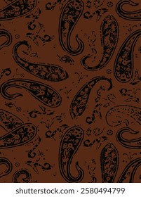 paisley textile pattern design texture,pasley textile pattern design, Magical Traditional Paisleys Seamless Pattern for wallpaper design or fabric textile printing.