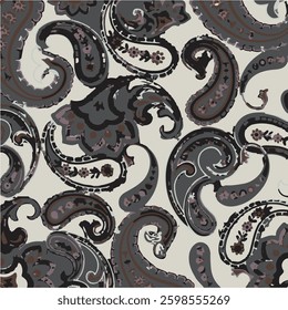 paisley textile pattern design texture,pasley textile pattern design, Magical Traditional Paisleys Seamless Pattern for wallpaper design or fabric textile printing.