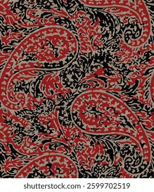 paisley textile pattern design texture,pasley textile pattern design, Magical Traditional Paisleys Seamless Pattern for wallpaper design or fabric textile printing.
