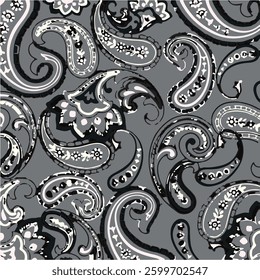 paisley textile pattern design texture,pasley textile pattern design, Magical Traditional Paisleys Seamless Pattern for wallpaper design or fabric textile printing.